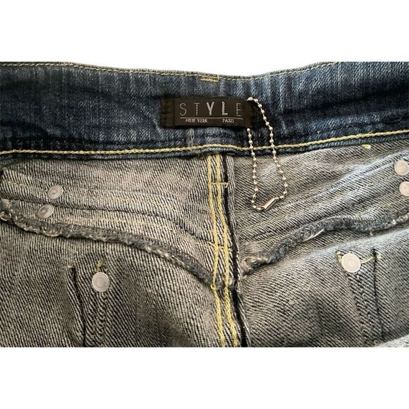 Style New York Embellished Cropped Phoenix Jeans  15.5” X 22.5” - Picture 6 of 6